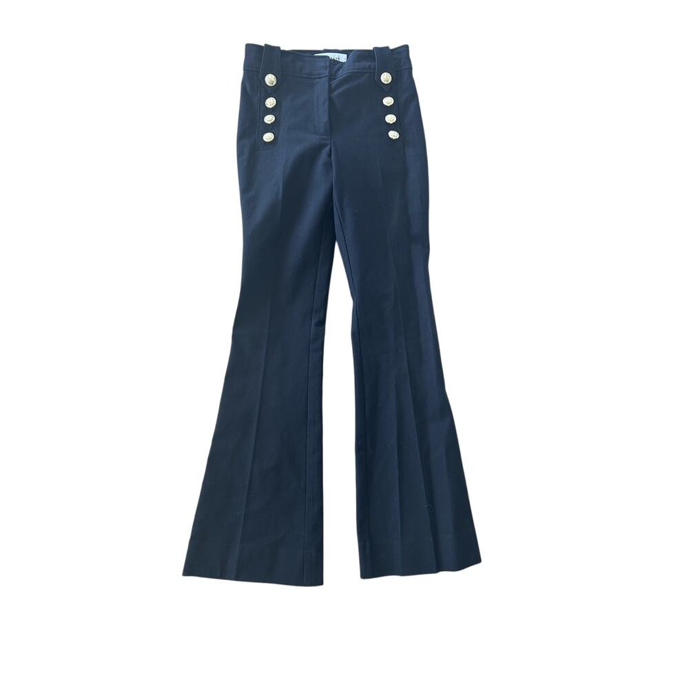 Derek Lam 10 Crosby Women's Black Crosby Robertson Flared Pants Size 2
